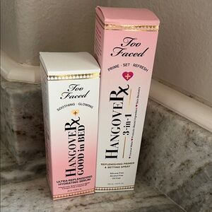 Too Faced Hangover Hydrating Duo - Pink and White